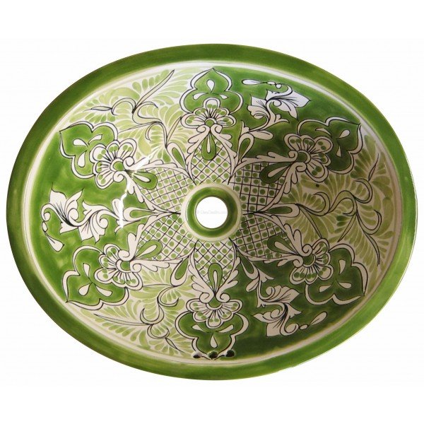 Talavera Sink Acapulco Verde